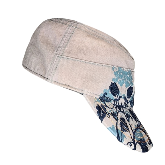 SCALA PRONTO Women's military style hat, floral, One size - Picture 5 of 6